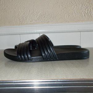 Express Black Slide Sandals 2 Strap Slip Ons